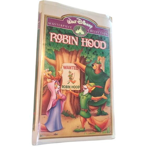 Media | Walt Disney Robin Hood Vhs Masterpiece Collection Clamshell